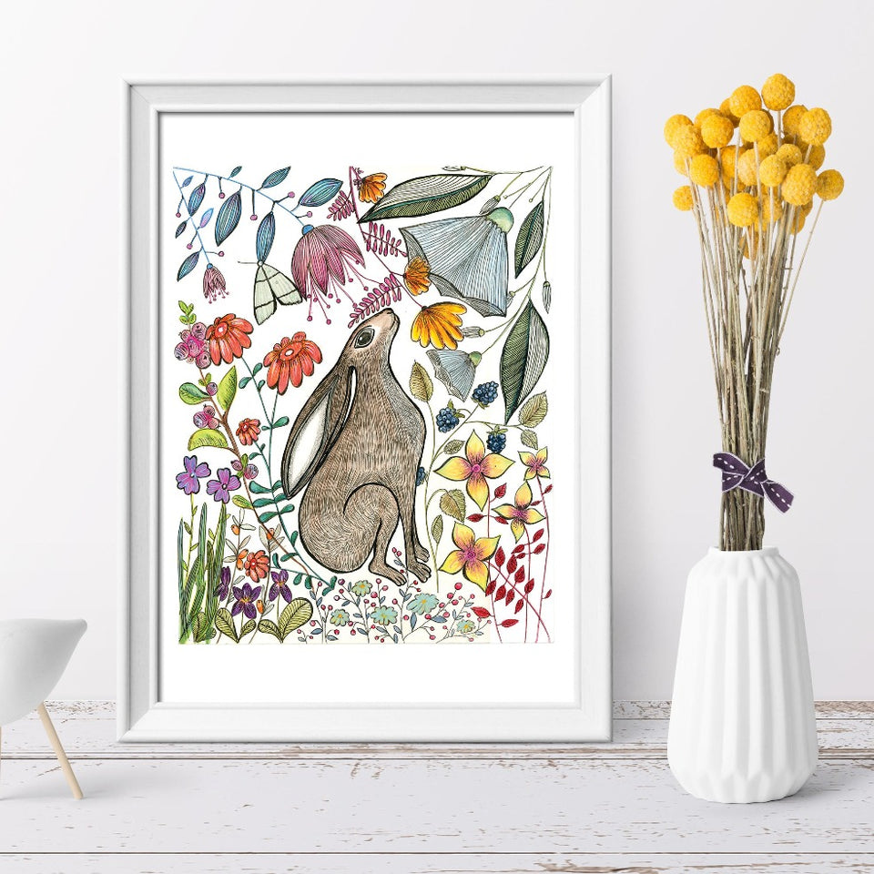 Hare - A4 Giclee Paper Print