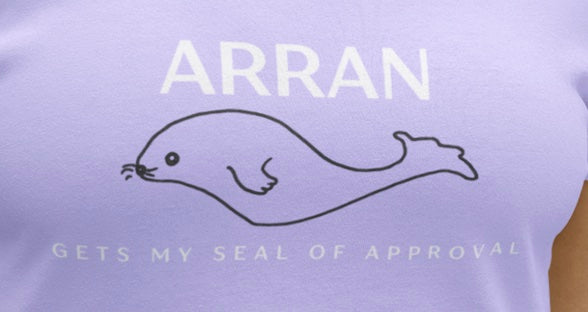 Arran gets my seal of approval Tee - Women's Organic Cotton T-shirt