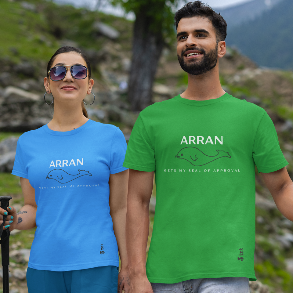 Arran gets my seal of approval Tee - Unisex Organic Cotton T-shirt