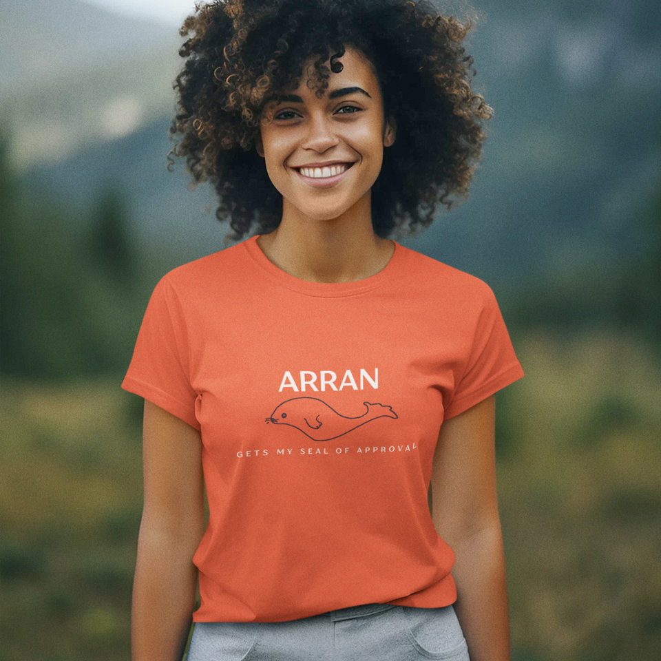 Arran gets my seal of approval Tee - Unisex Organic Cotton T-shirt