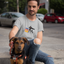 Super Dog Dad Tee - Unisex Organic Cotton T-shirt