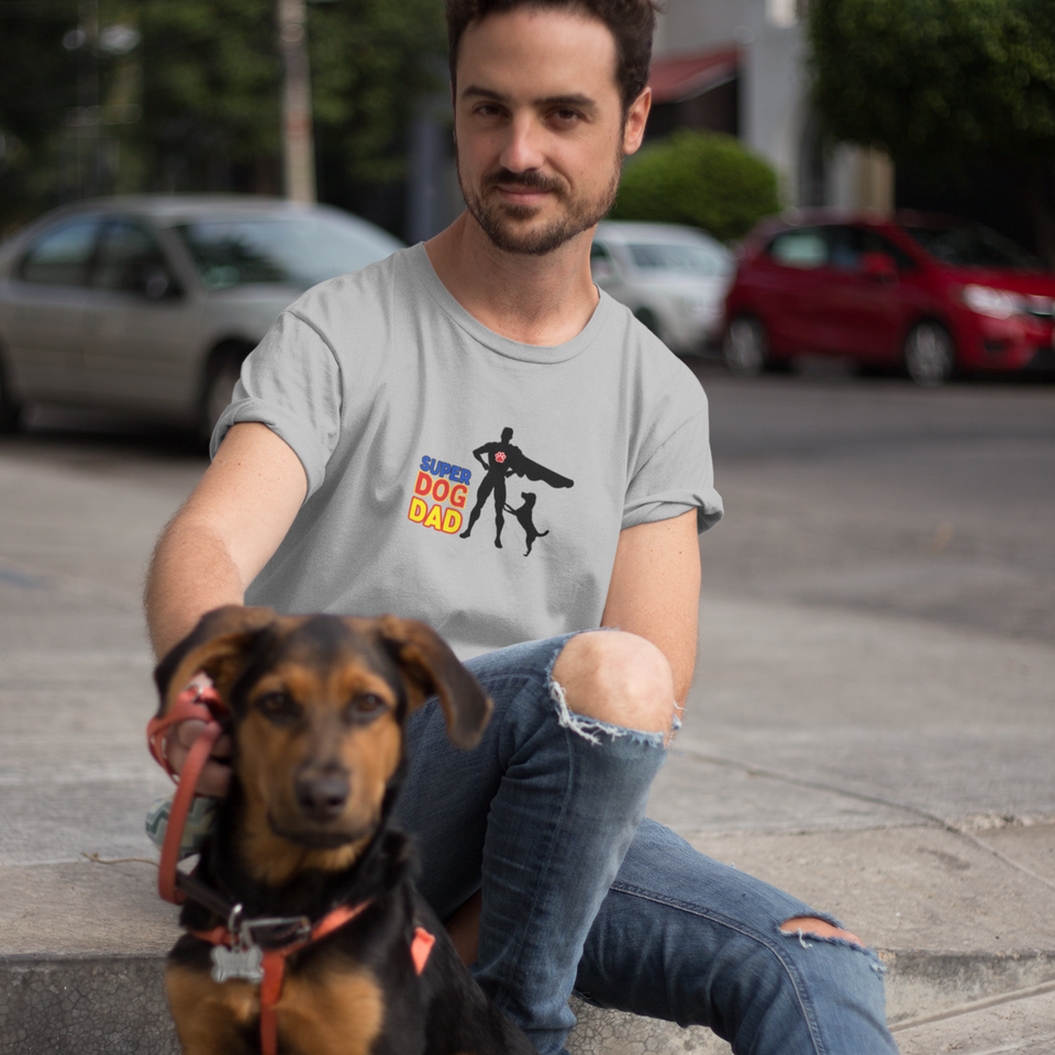 Super Dog Dad Tee - Unisex Organic Cotton T-shirt