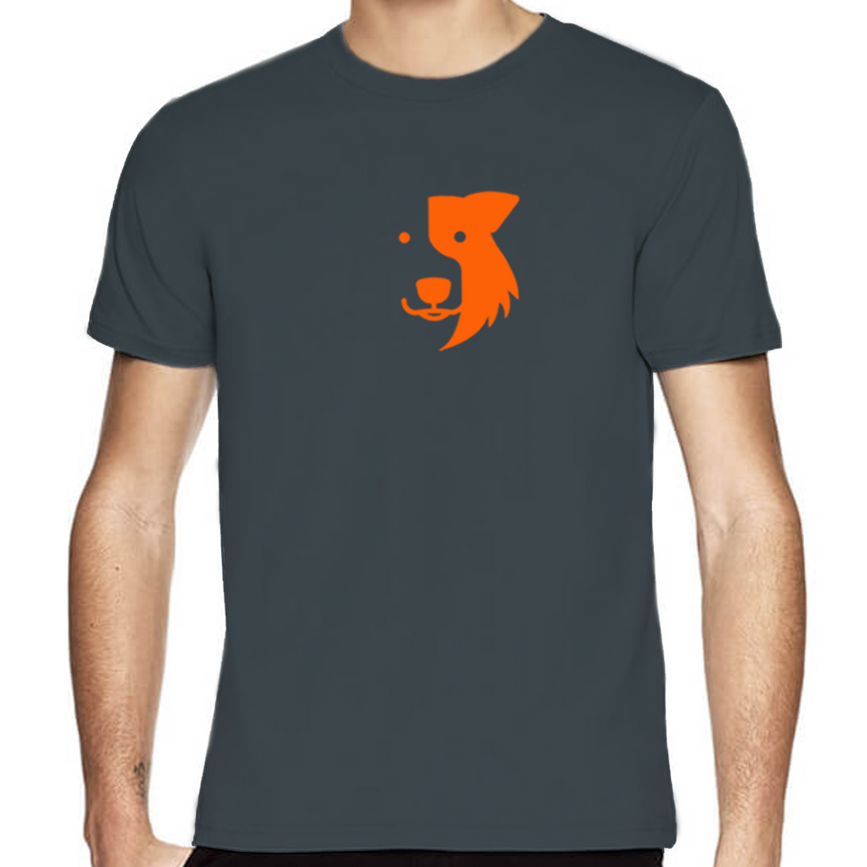 Unisex T-shirts - 'Zak the Collie Dog' Collection - Organically Made by Earthpositive™