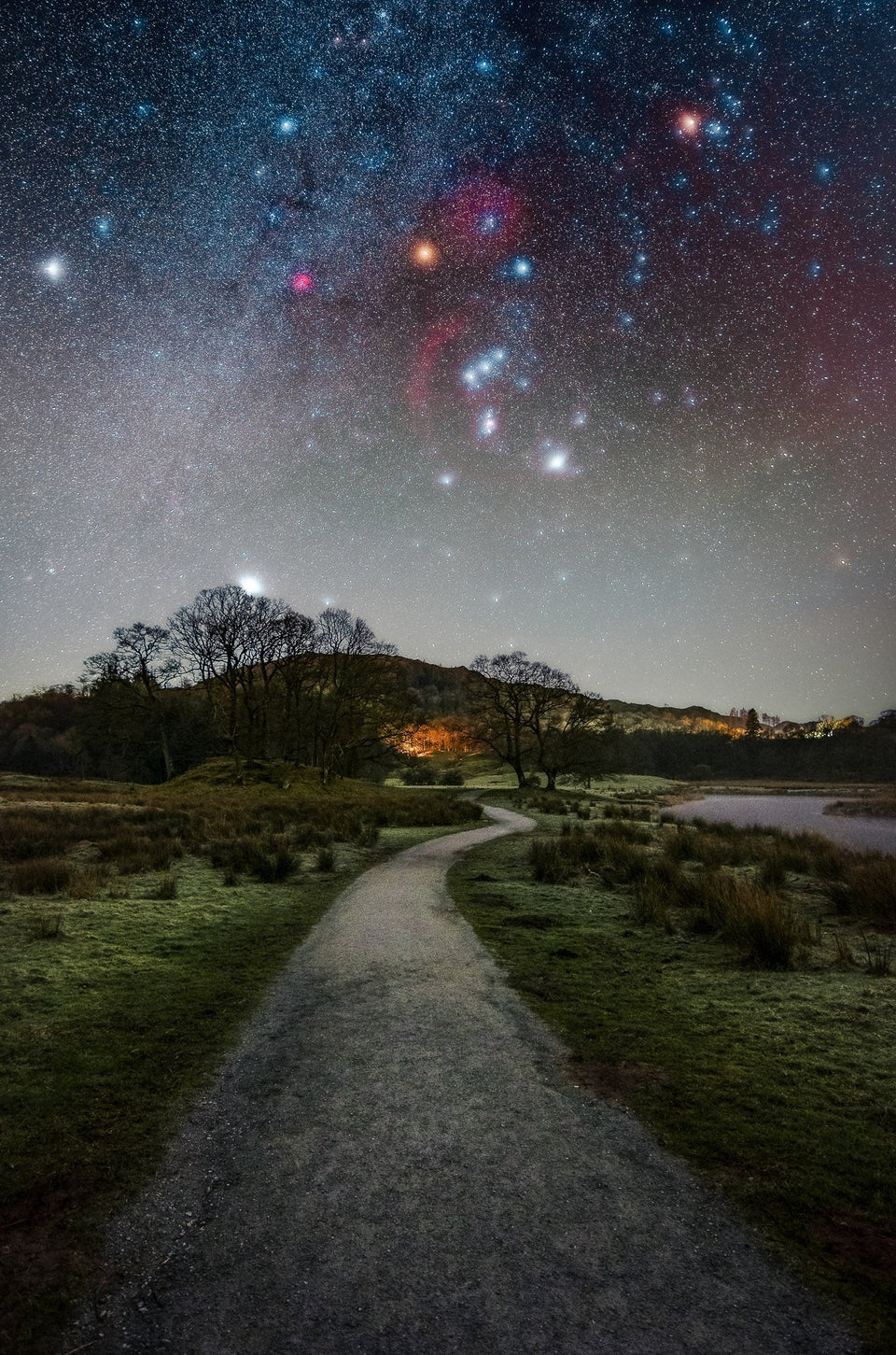 The River Brathay & Orion Poster