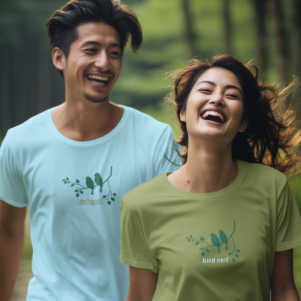 Bird Nerd Tee - Unisex Organic Cotton T-shirt