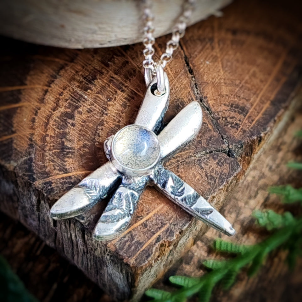 Ode to Nature Collection - Necklaces (Birds & Insects) - Recycled Sterling Silver