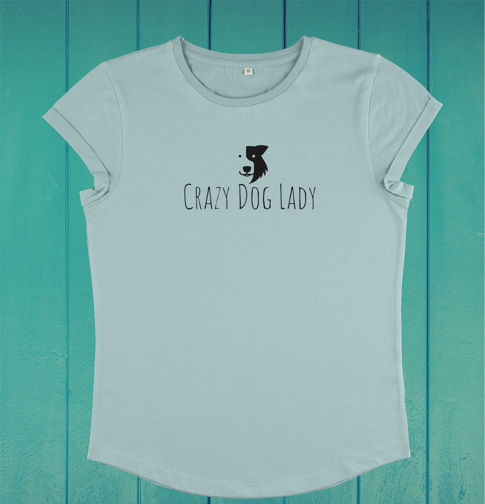Crazy Dog Lady - Women's Slim-fit Organic Cotton T-shirts