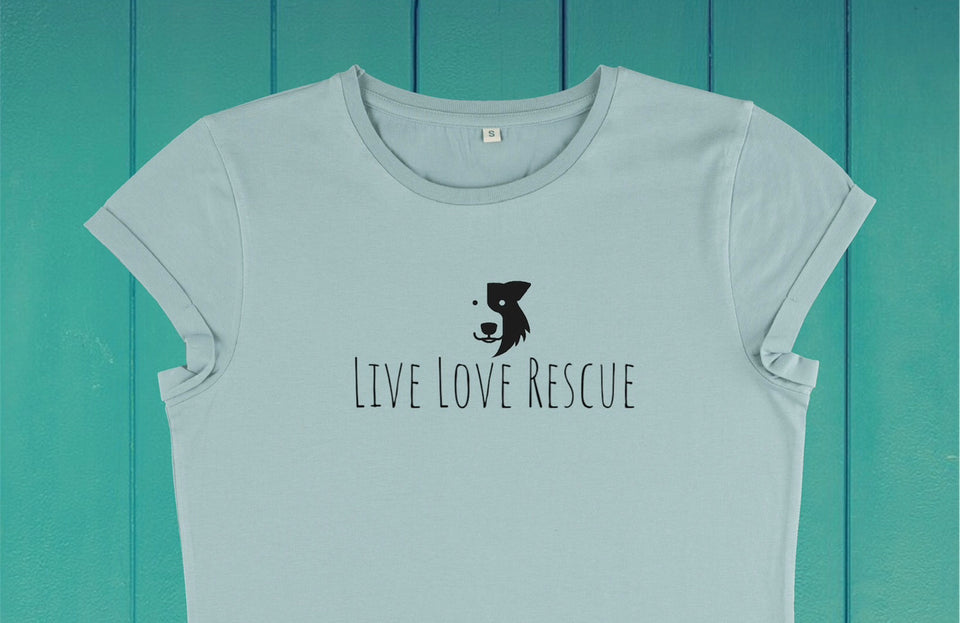 Live Love Rescue - Women's Slim-fit Organic Cotton T-shirts