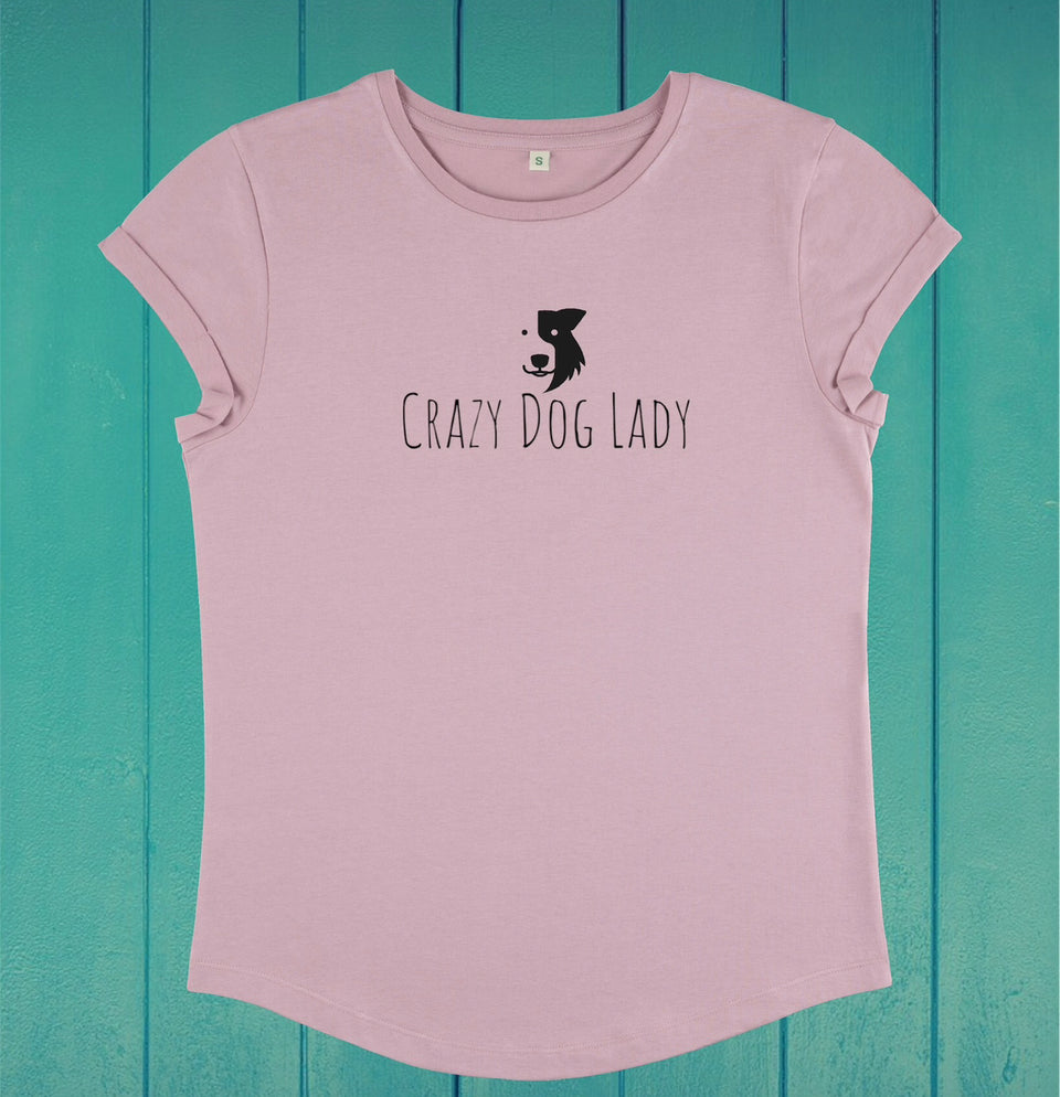 Crazy Dog Lady - Women's Slim-fit Organic Cotton T-shirts