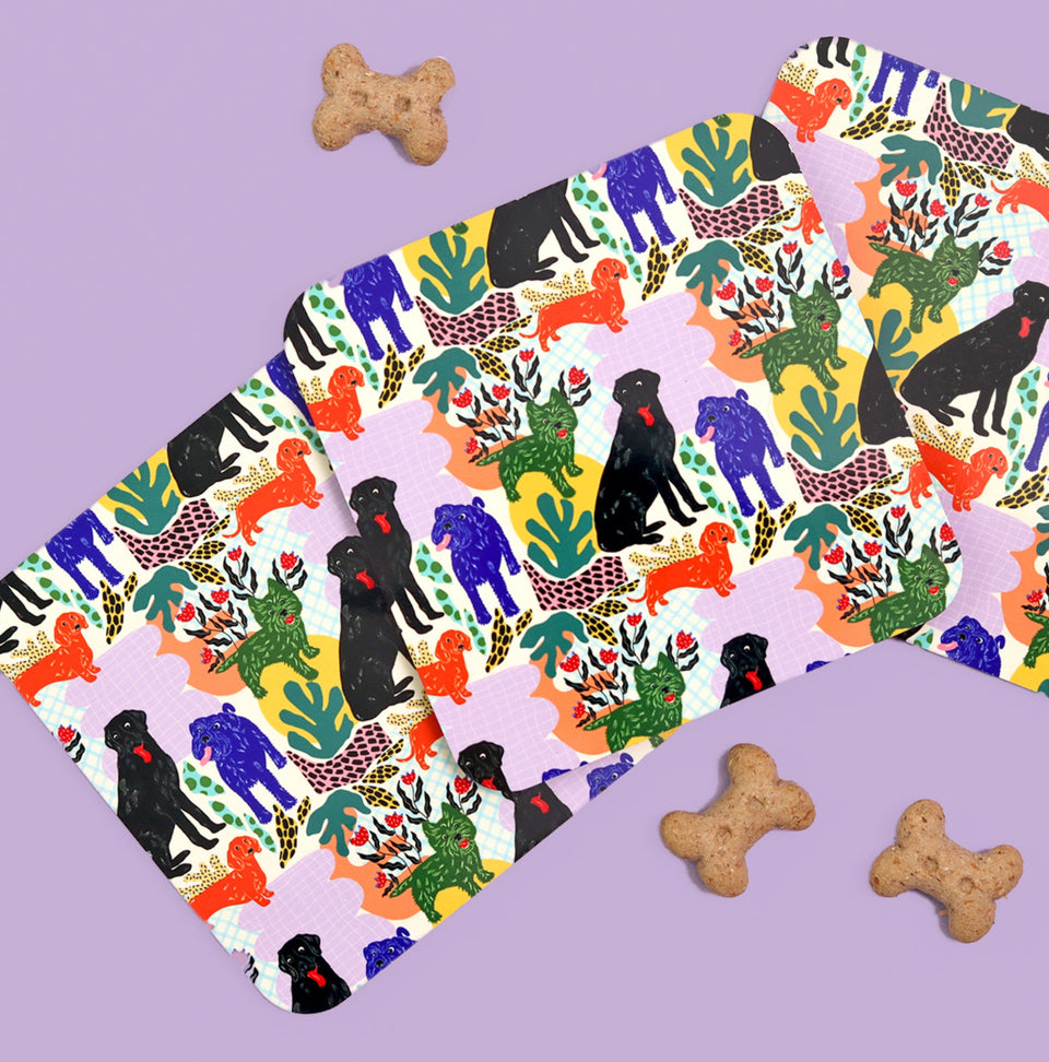 Pooch Print Coasters by The Neighbourhood Threat