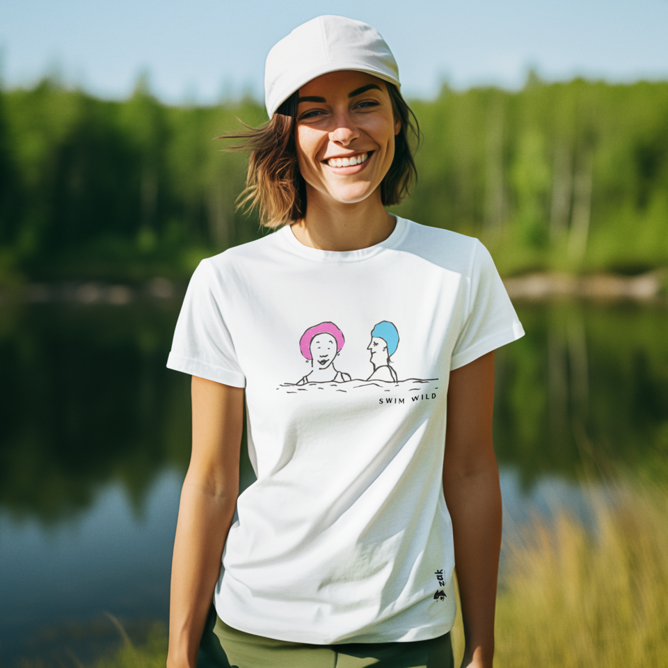 Swim Wild Tee - Unisex Organic Cotton T-shirt