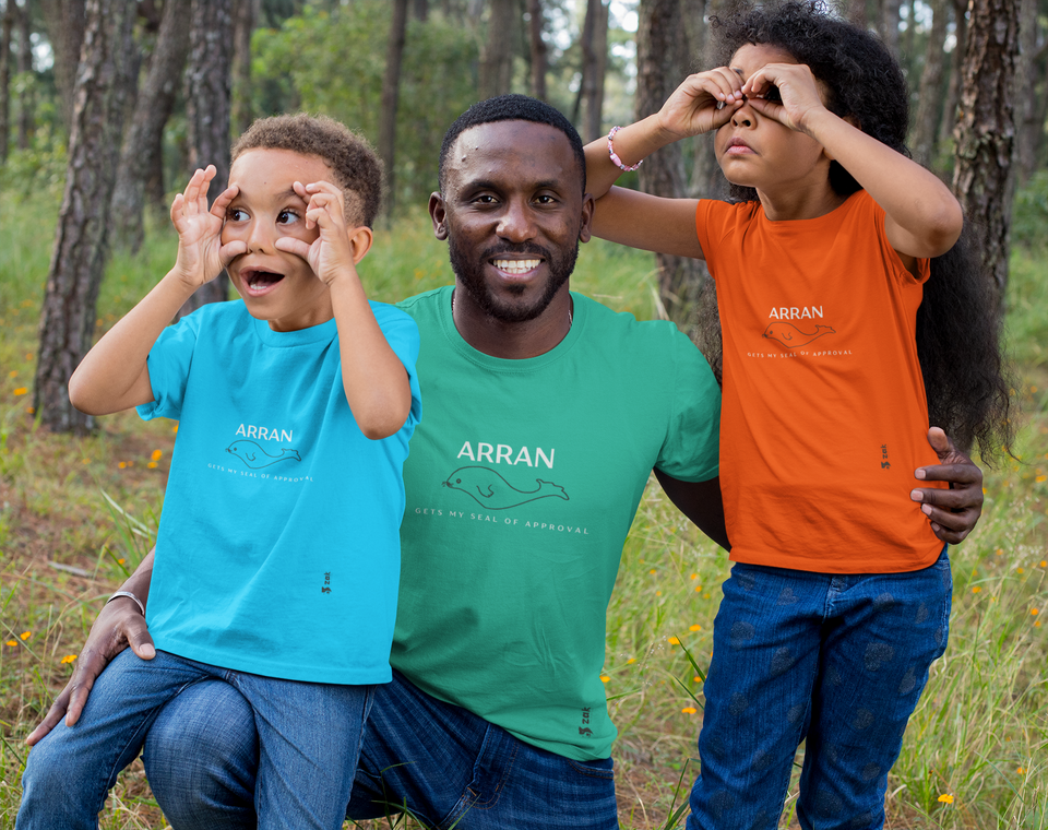 Arran gets my seal of approval Tee - Kids Organic Cotton T-shirt