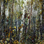 Portrait Abstract Forest - Print of alcohol inks by Sarah Stoker