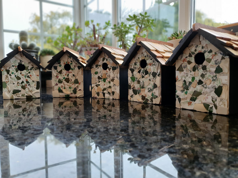 Bird House - greens