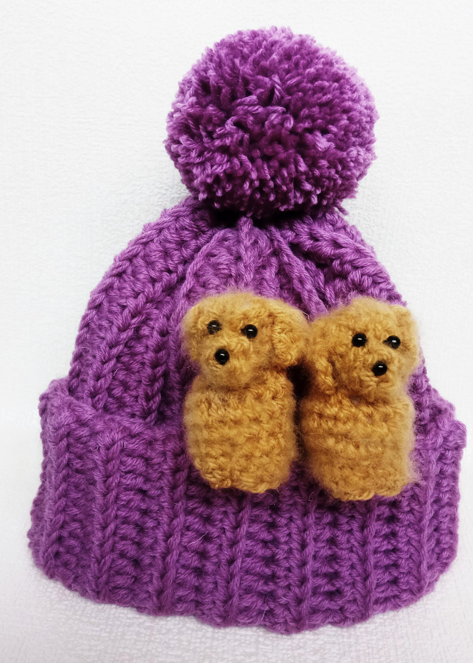 Cockapoo Hat - Hand Crocheted