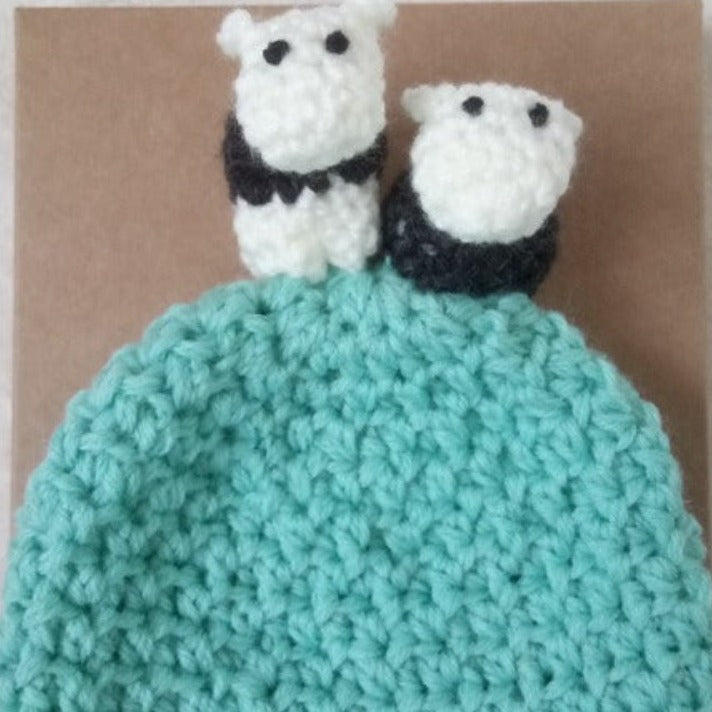 Baby Herdy Hat - Hand Crocheted