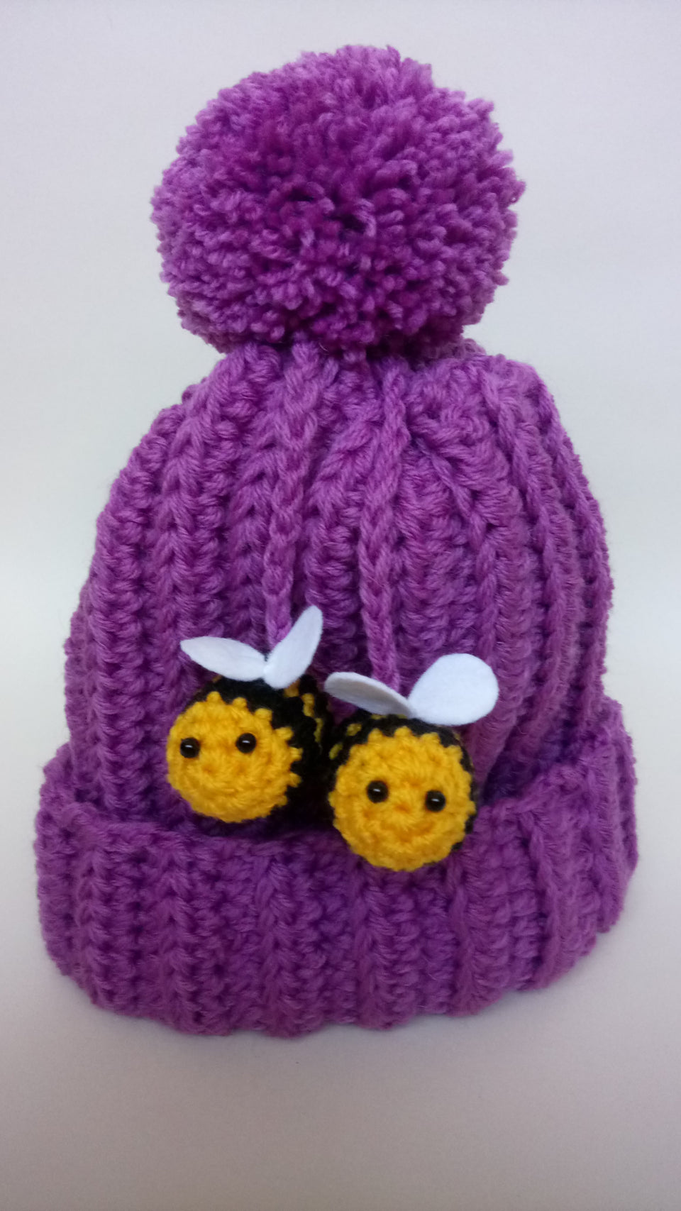 Bee Hat - Hand Crocheted