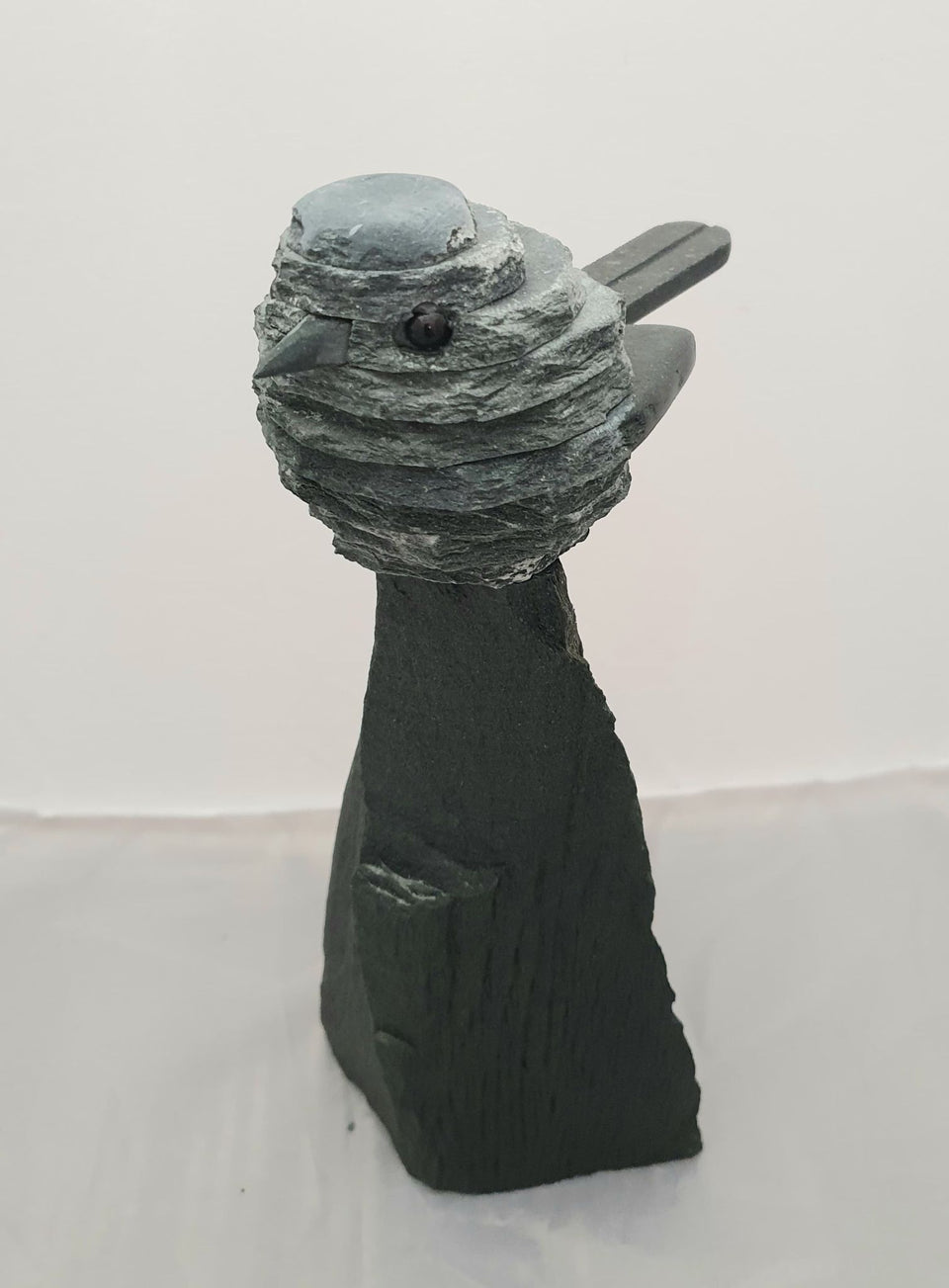 Bird on a Mountain - Lakeland Slate Sculpture