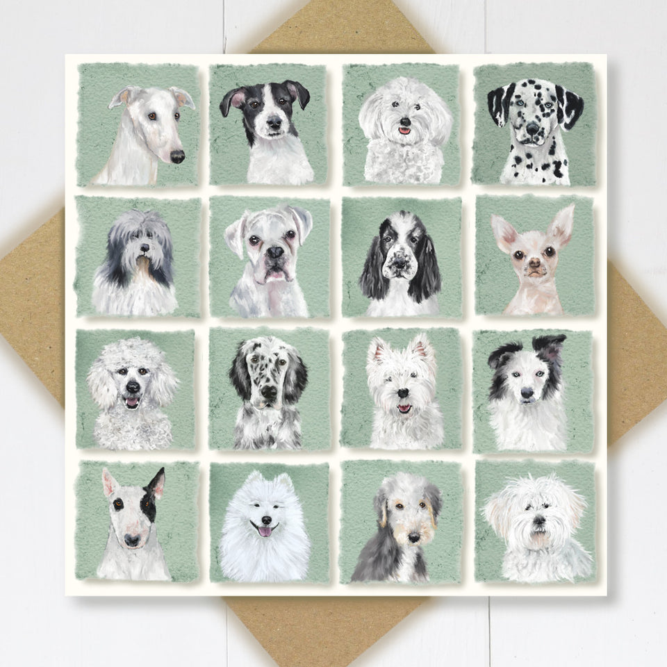 Happy Dogs Cards by The Enlightened Hound