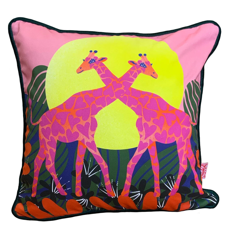 Giraffes Cushion