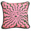 Green/Pink Wavy Sunshine Cushion