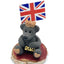 'Charlie Bear' - handmade by Jo's Little People for Coronation Day 2023