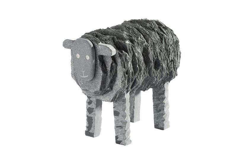 'Herdwick Ram', 'Ewe' & 'Lamb' - Lakeland Slate Sculptures