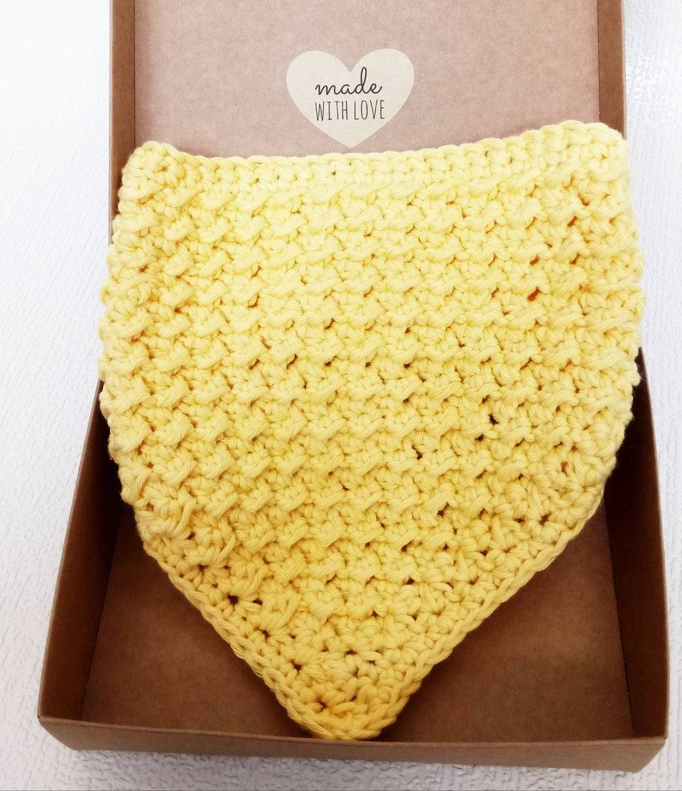 Baby Bandana - Hand Crocheted