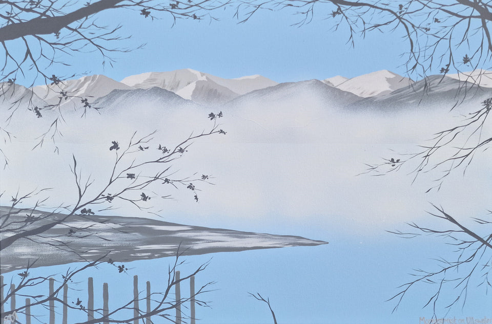 Original - Morning Mist on Ullswater - 30x20" Boxed Canvas
