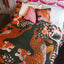 Green Leopards Blanket - Recycled Cotton
