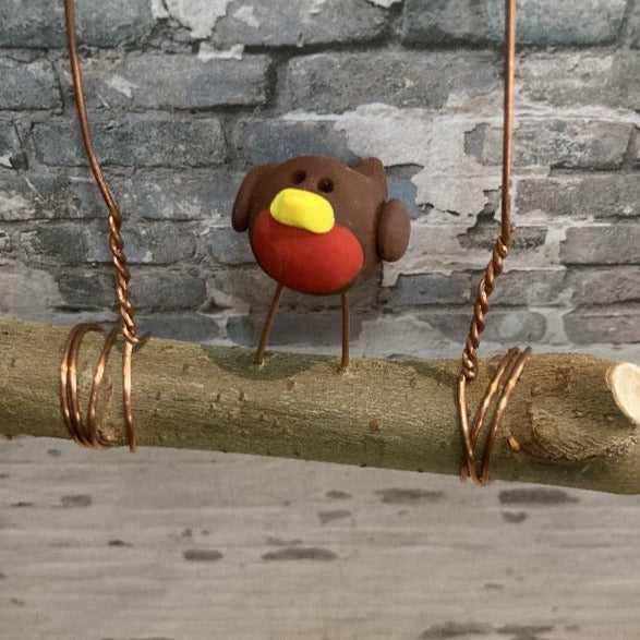 'Chubby Robin' on a Branch