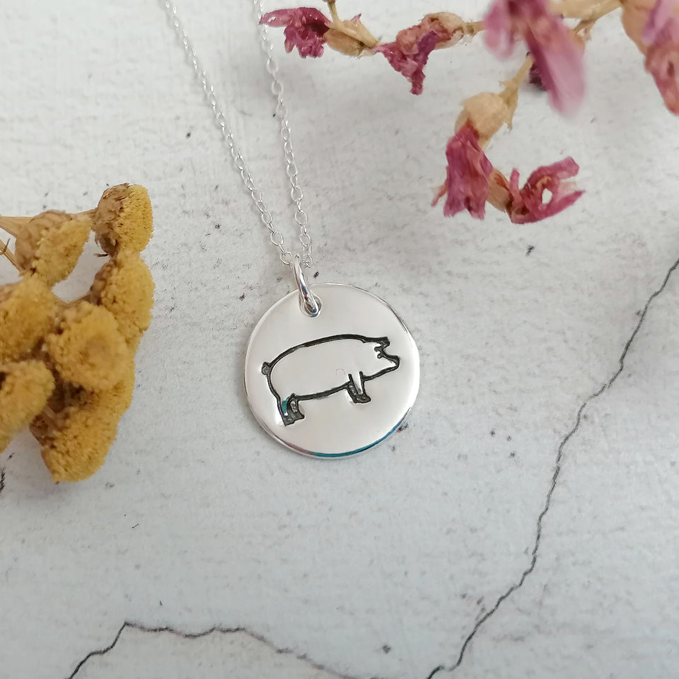 Farm Animal Collection - Necklaces - Recycled Sterling Silver