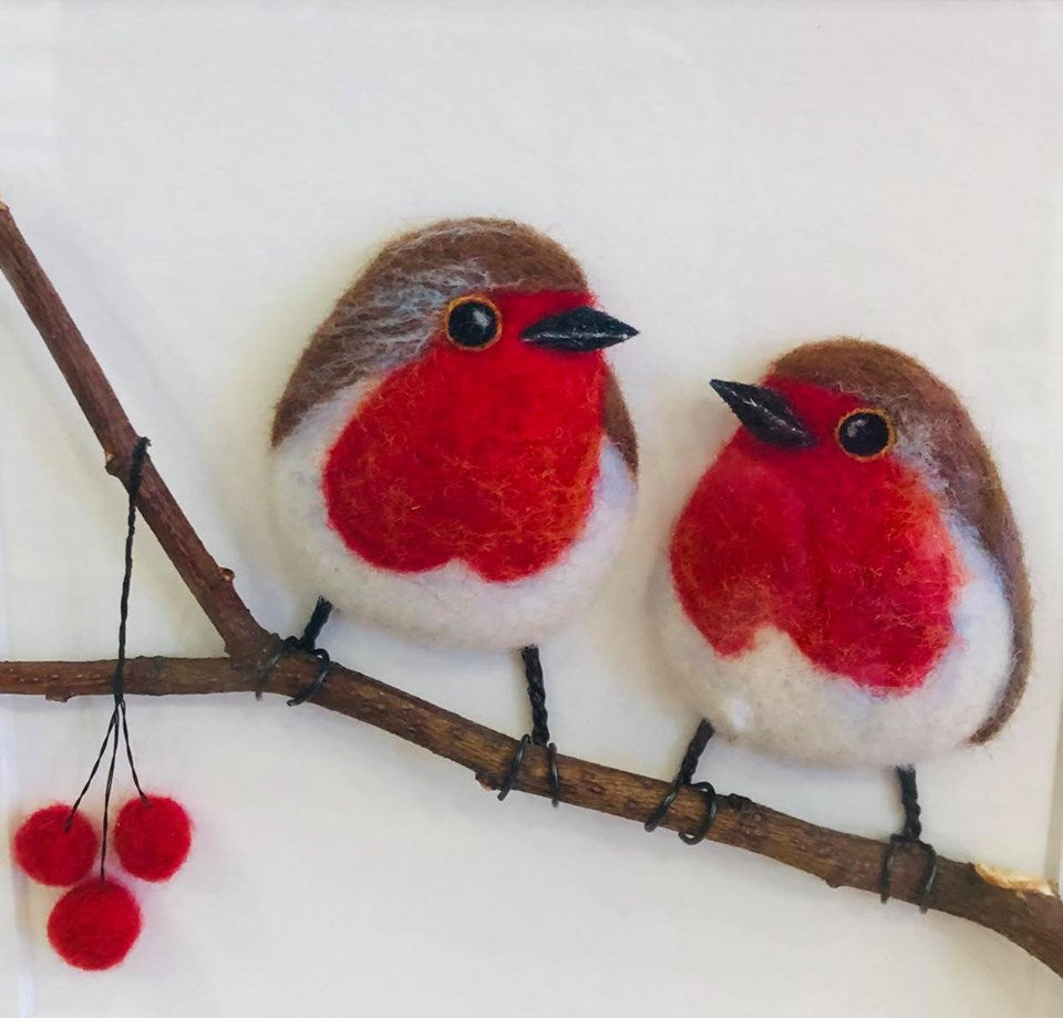 Needle-felted Bird Pictures