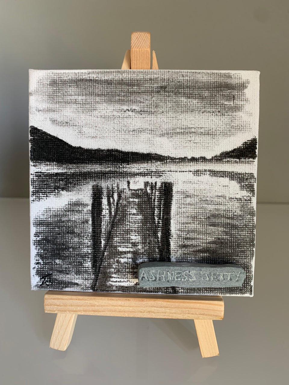 Original Canvas Sketch with Slate Tag - Various