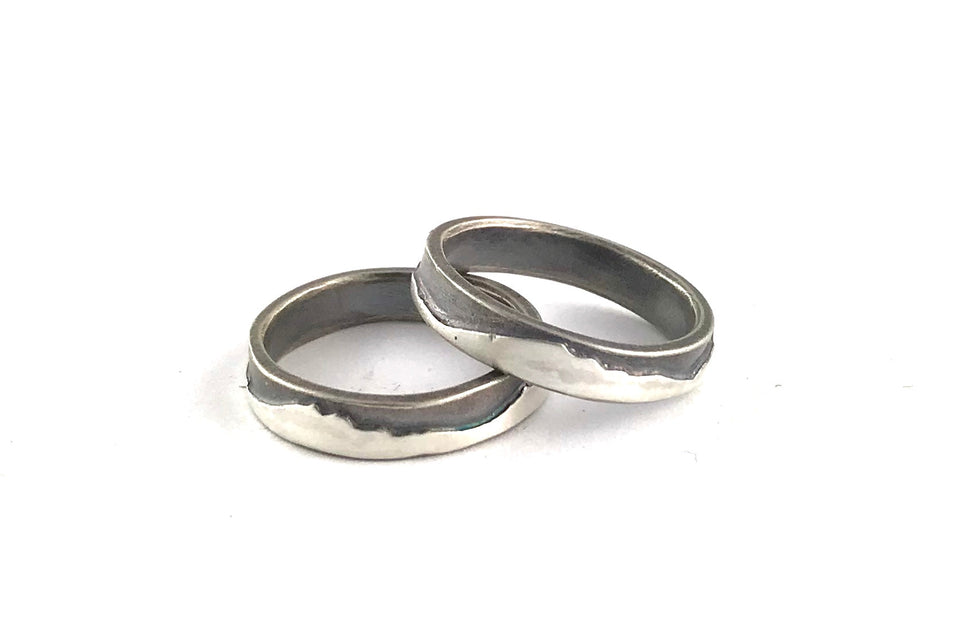 Langdales Mountain Ring - Silver (3, 4, or 6mm width)