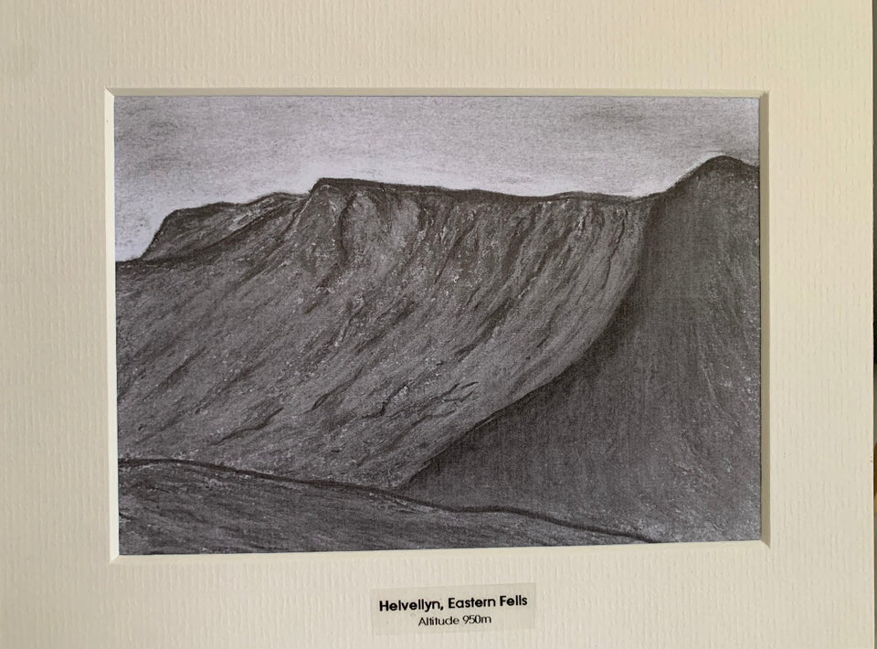 The Lake District Wainwrights - Black & White Prints of Original Sketches