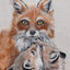 'We Love Our Mom' - an original needle felted picture by Valentina Vandome Felting Art