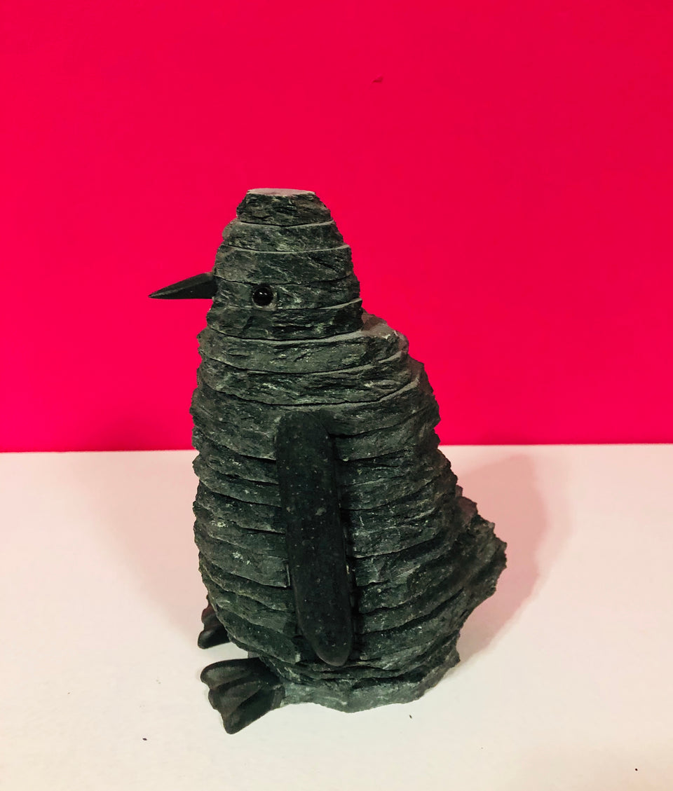 'Penguin' - Lakeland Slate Sculpture