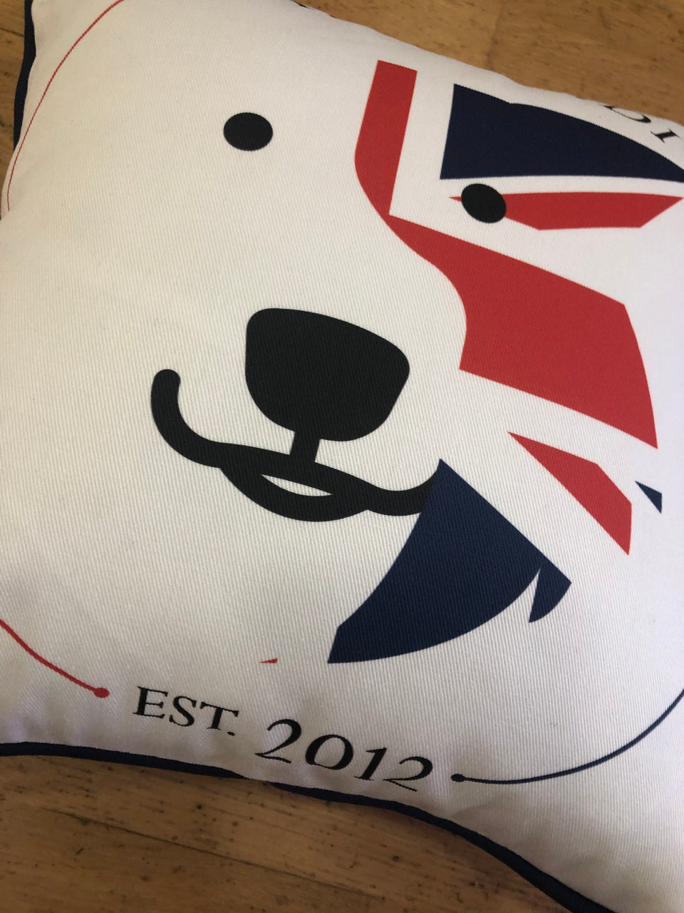 10 Year Cherrydidi & Zak the Collie Dog Celebration Cushion