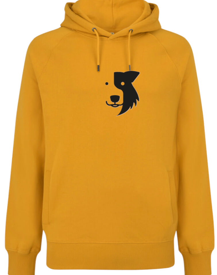Unisex Hoodie - 'Zak the Collie Dog Collection’ - Organically Made by Earthpositive™