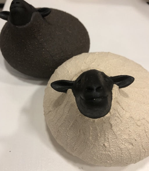 Ceramic Sheep by Orchard Pottery