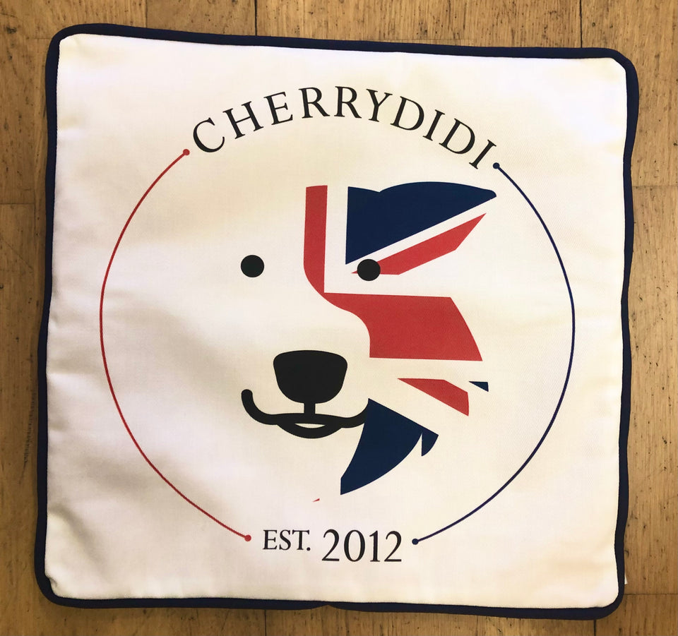 10 Year Cherrydidi & Zak the Collie Dog Celebration Cushion