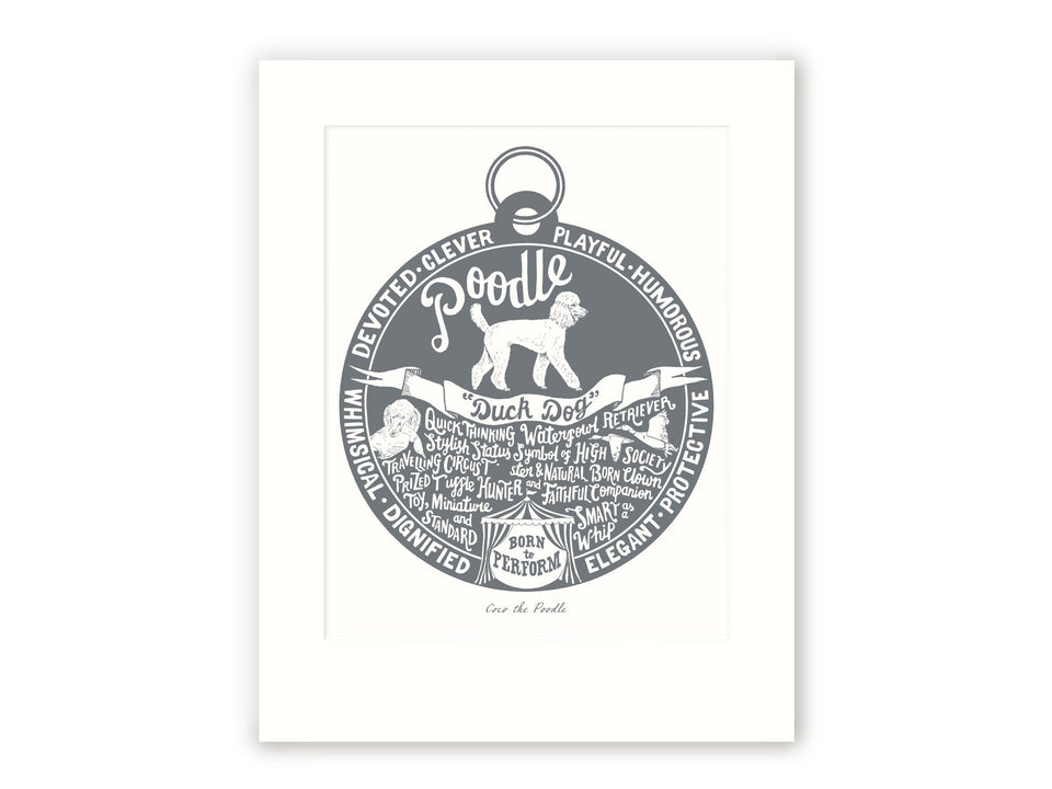 Dog Tag prints - 12 Colours, 27 Breeds Available